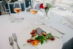 Our kitchen uses local ingredients from Saimaa region.