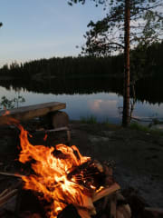 Hike and relax in the warmth of the campfire