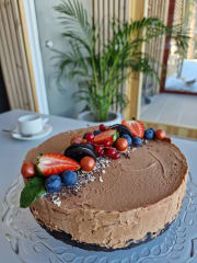 Elba style cheesecake.