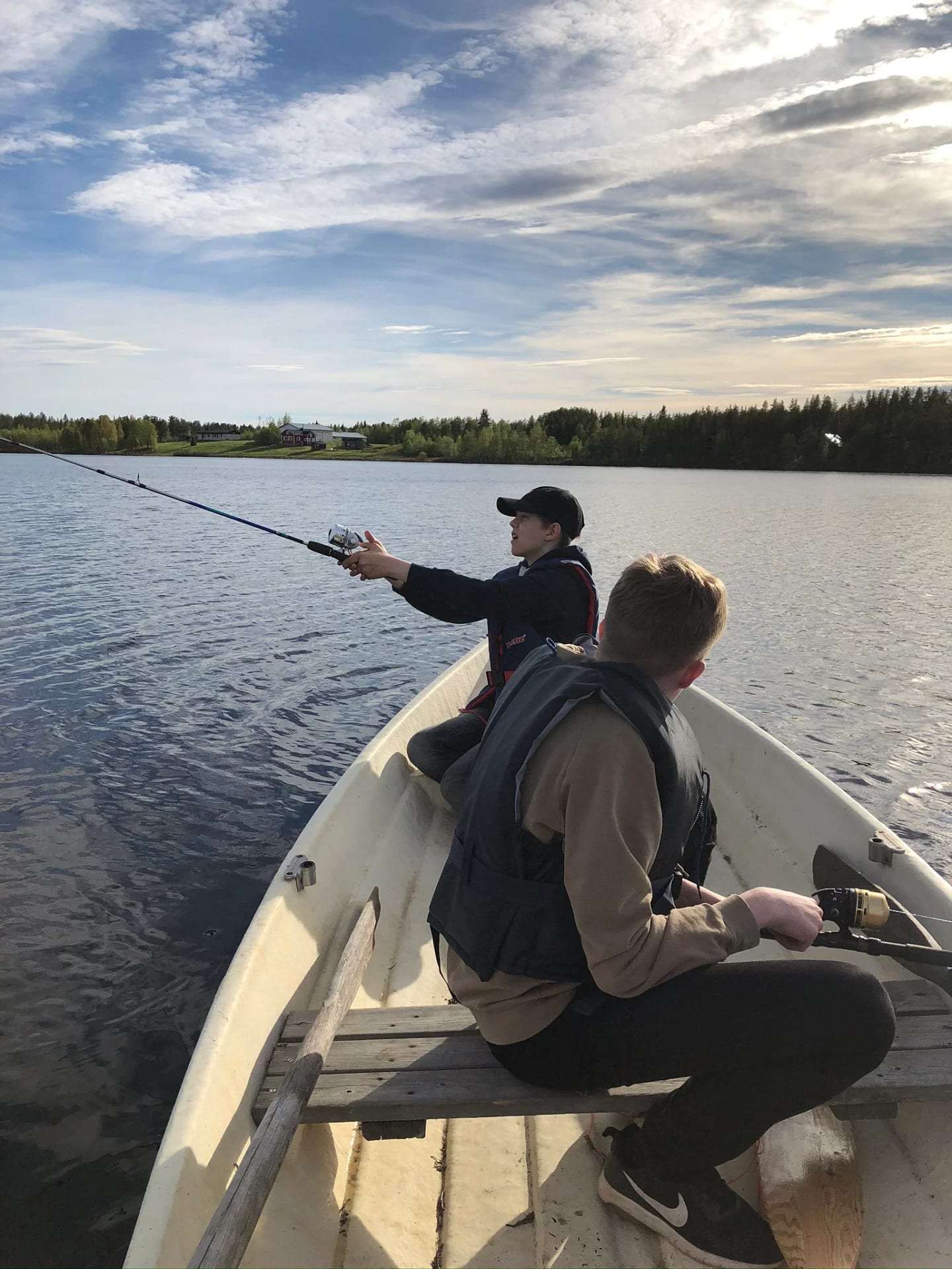 Fishing during the day
