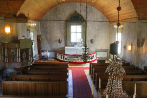 Merimasku church inside