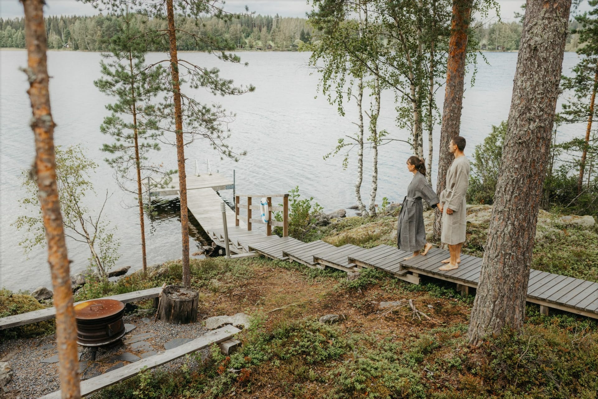 Ankkuri, omarantainen ympärivuotinen mökki Mikkelissä..