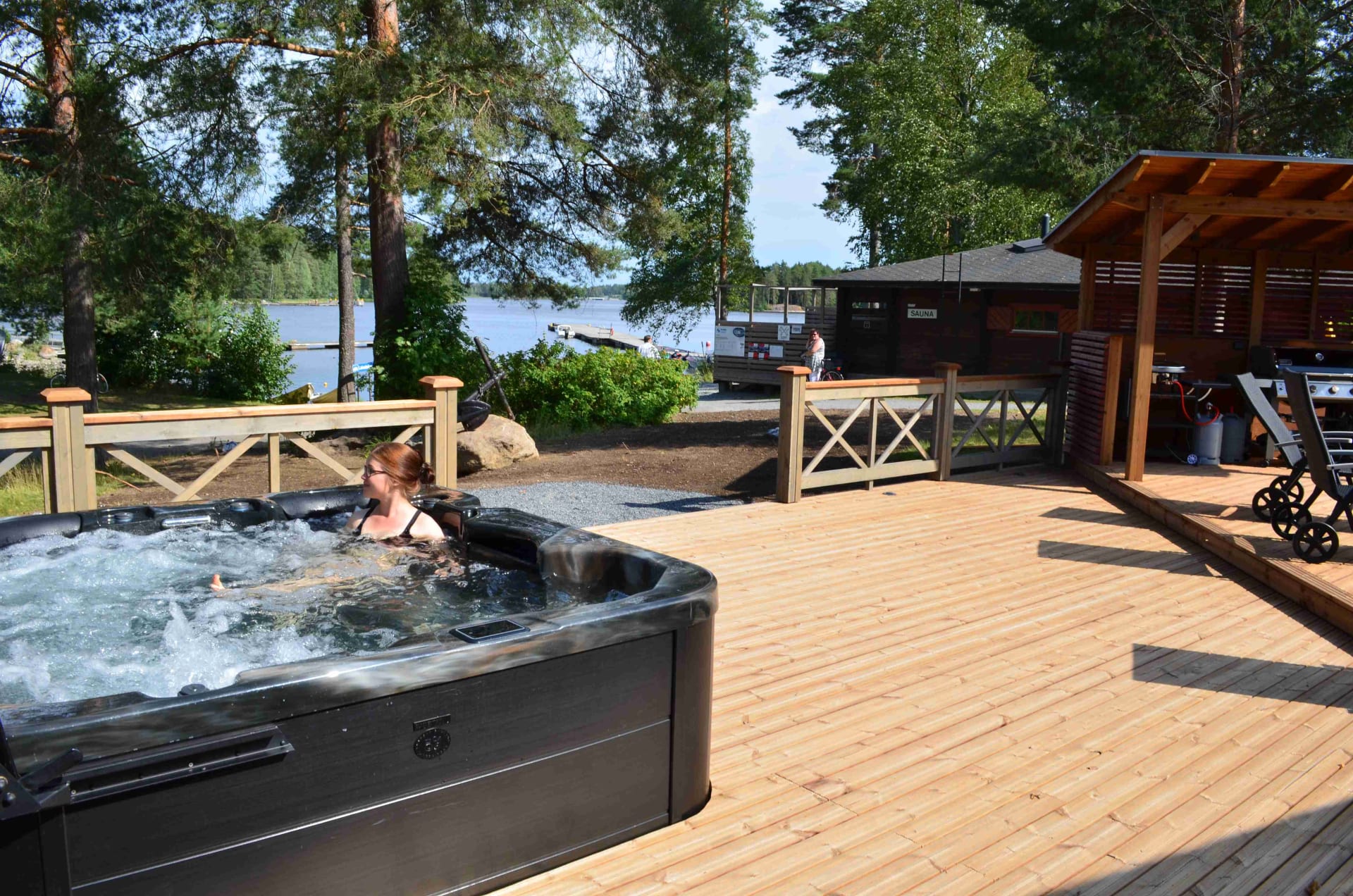 Kallavesi Sauna at Rauhalahti Holiday Centre