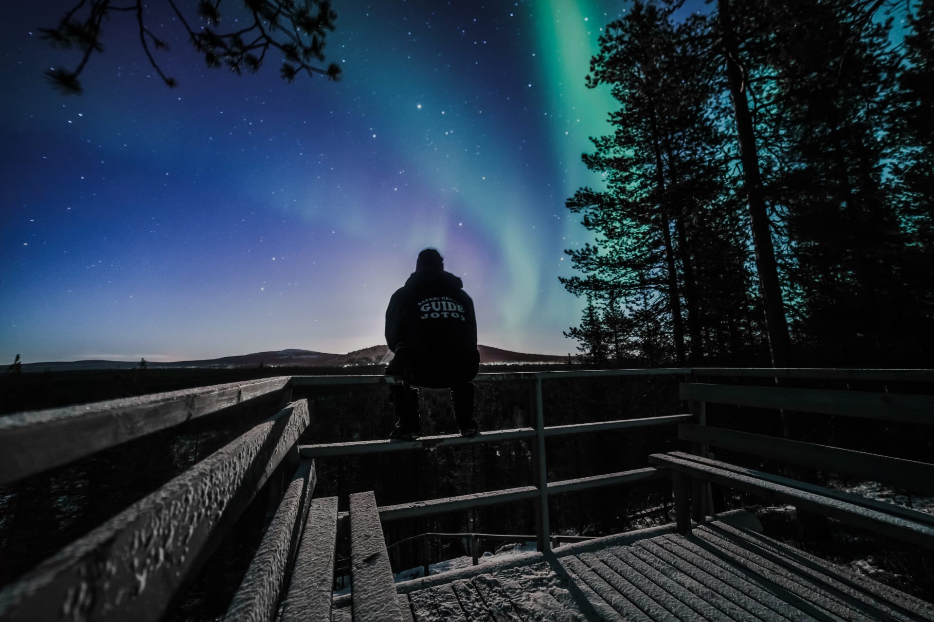 Beginning of the winter and Northern lights