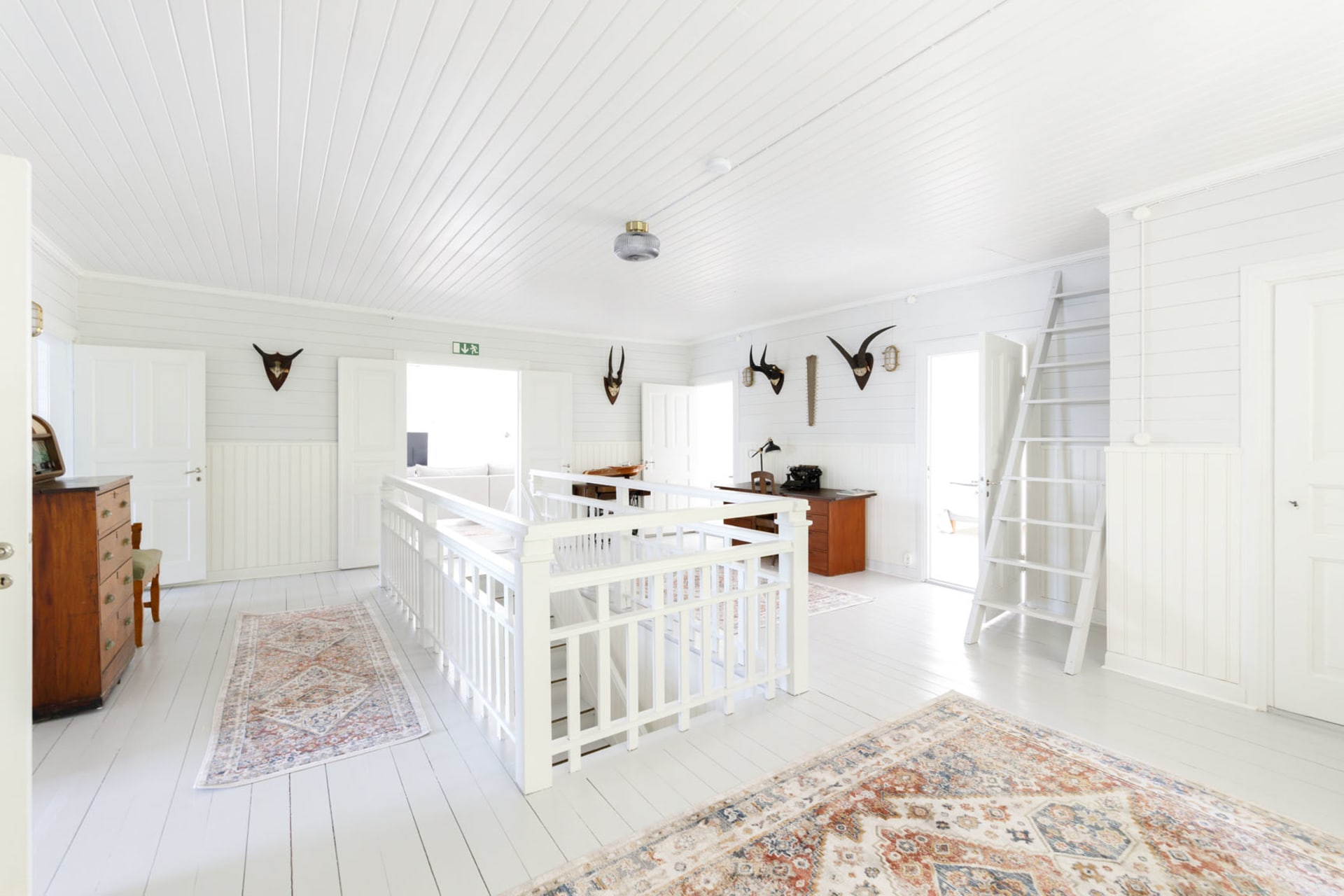 Upstairs hall Upstairs hall