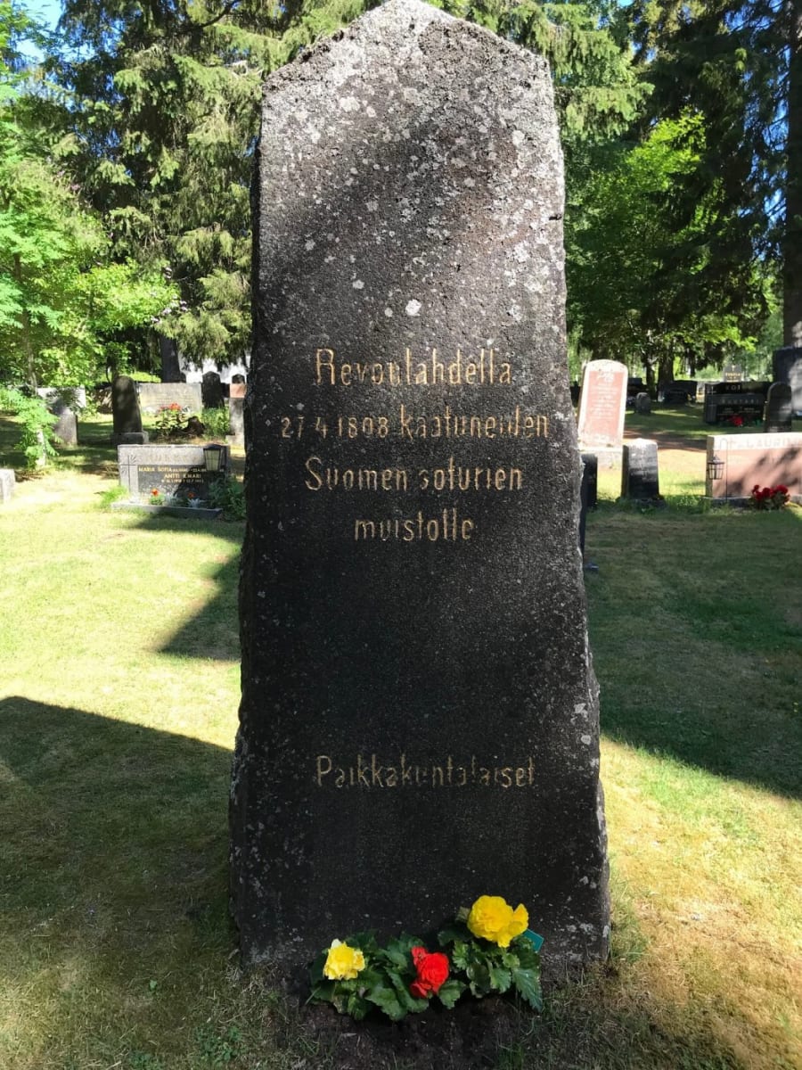 Monument to the Soldiers that Fell in the Revonlahti Battle