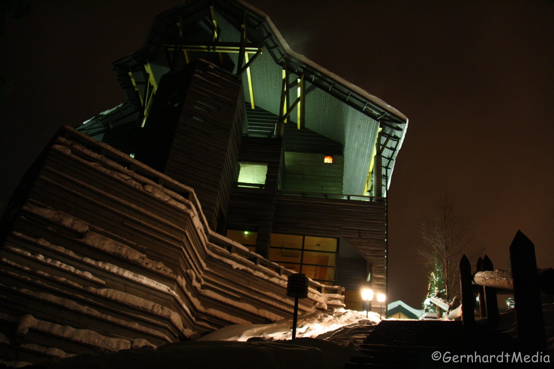 Kalevela Hotel by night