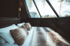 Aurora Cabin King glass igloo at Apukka Resort Rovaniemi