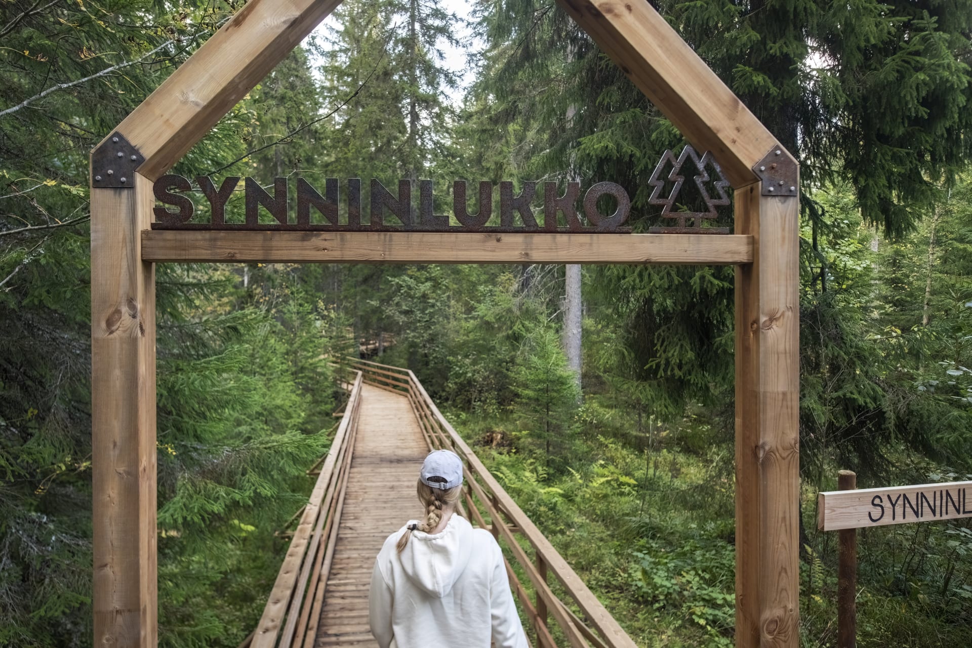 Synninlukon esteetön luontokohde on upea rotkolaakso.
