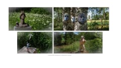 Outdoor exhibition of Art Center Taidepappila