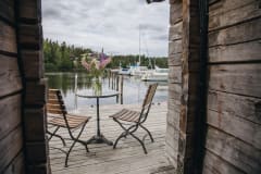 Café Brygganin terassi.