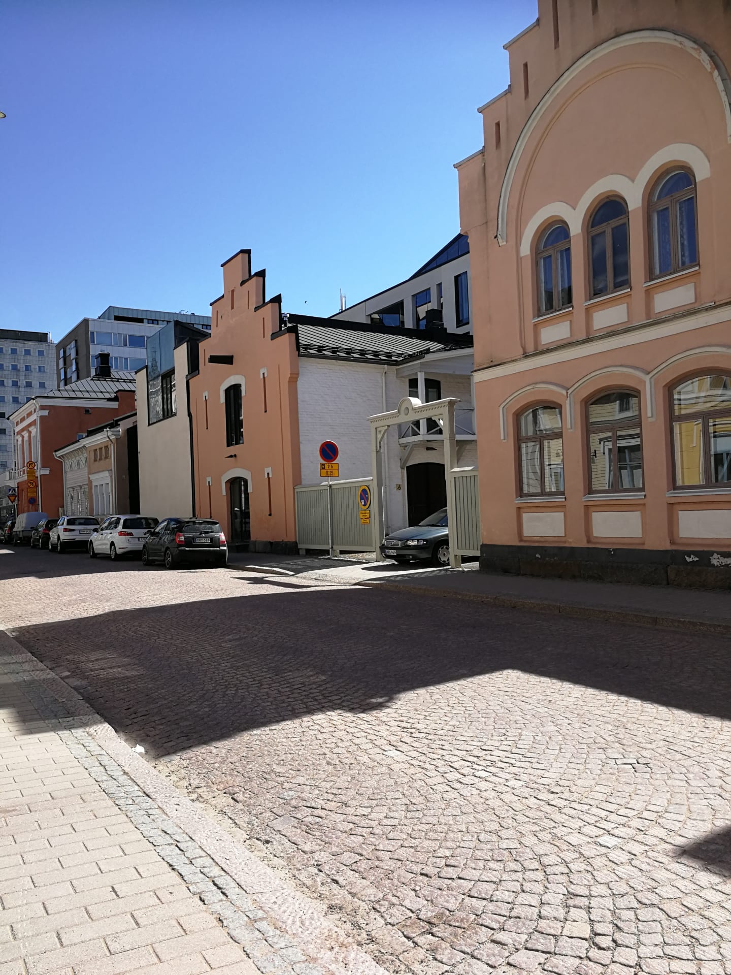 Old buildings in Oulu.