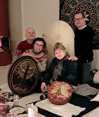 Nostalgista majoitusta Taideniitty-taiteilijatalossa