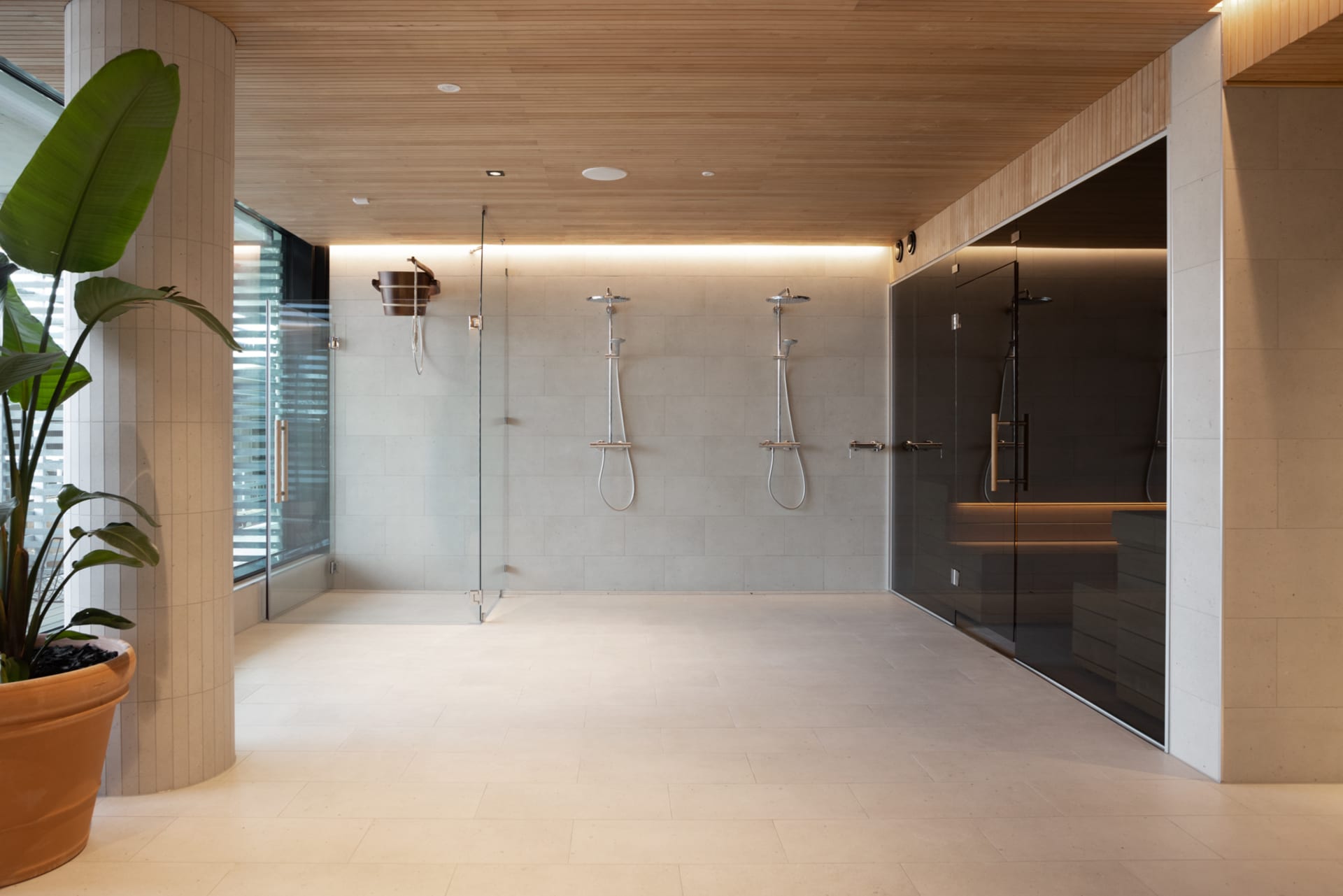 Sauna area