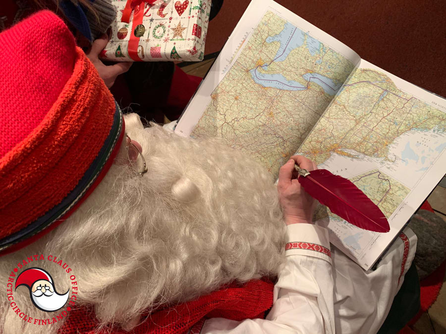 Santa Claus planning.