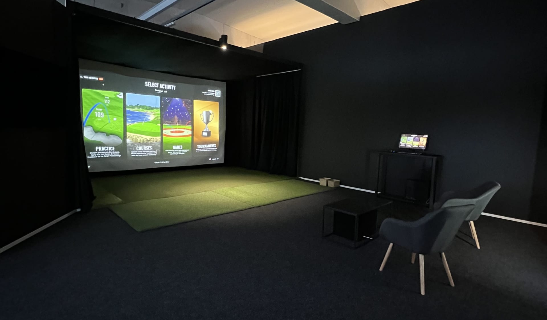 GOLFIN TrackMan Golf Simulator - Open 24/7.