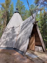 Parran Kota, decorated in Lappish style, is a cozy hangout space with 40 seats.