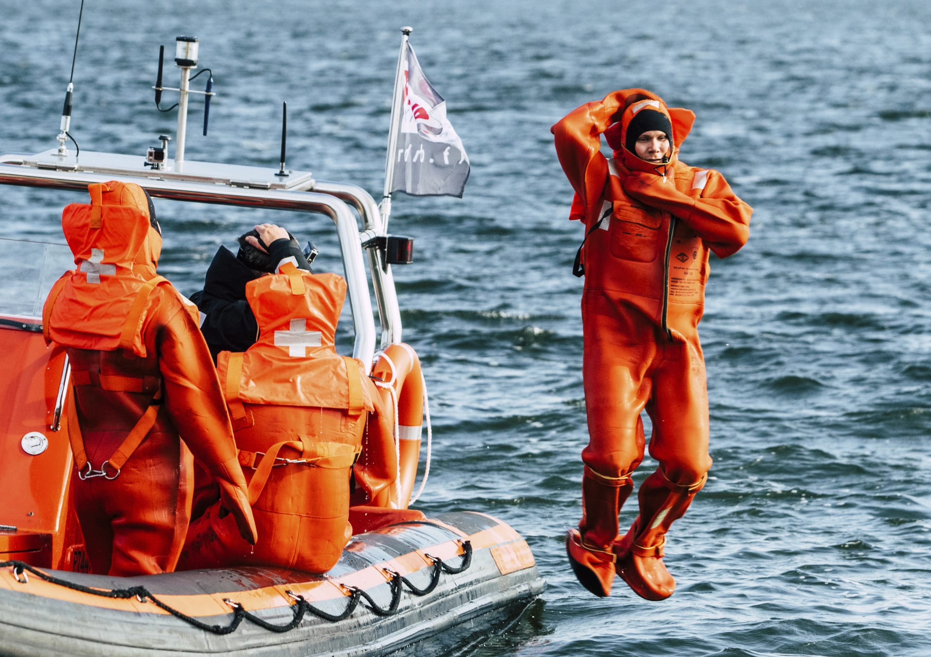 Try our survival suit