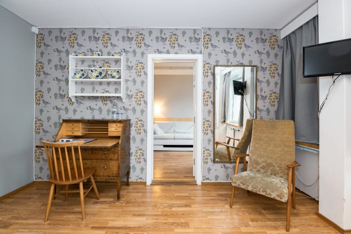 The rooms have been inspired by Finnish designers
