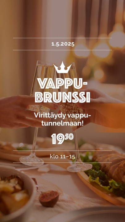 Hovin vappubrunssi 19,50€ / hlö