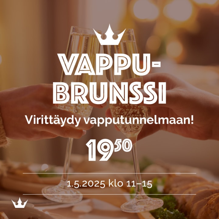 Hovin vappubrunssi 19,50€ / hlö