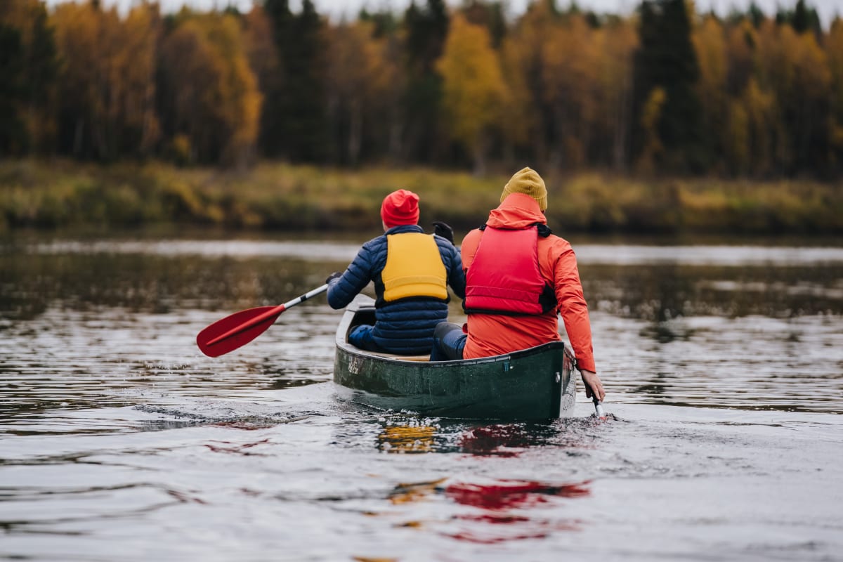 Canoeing Tour On Ounasjoki River