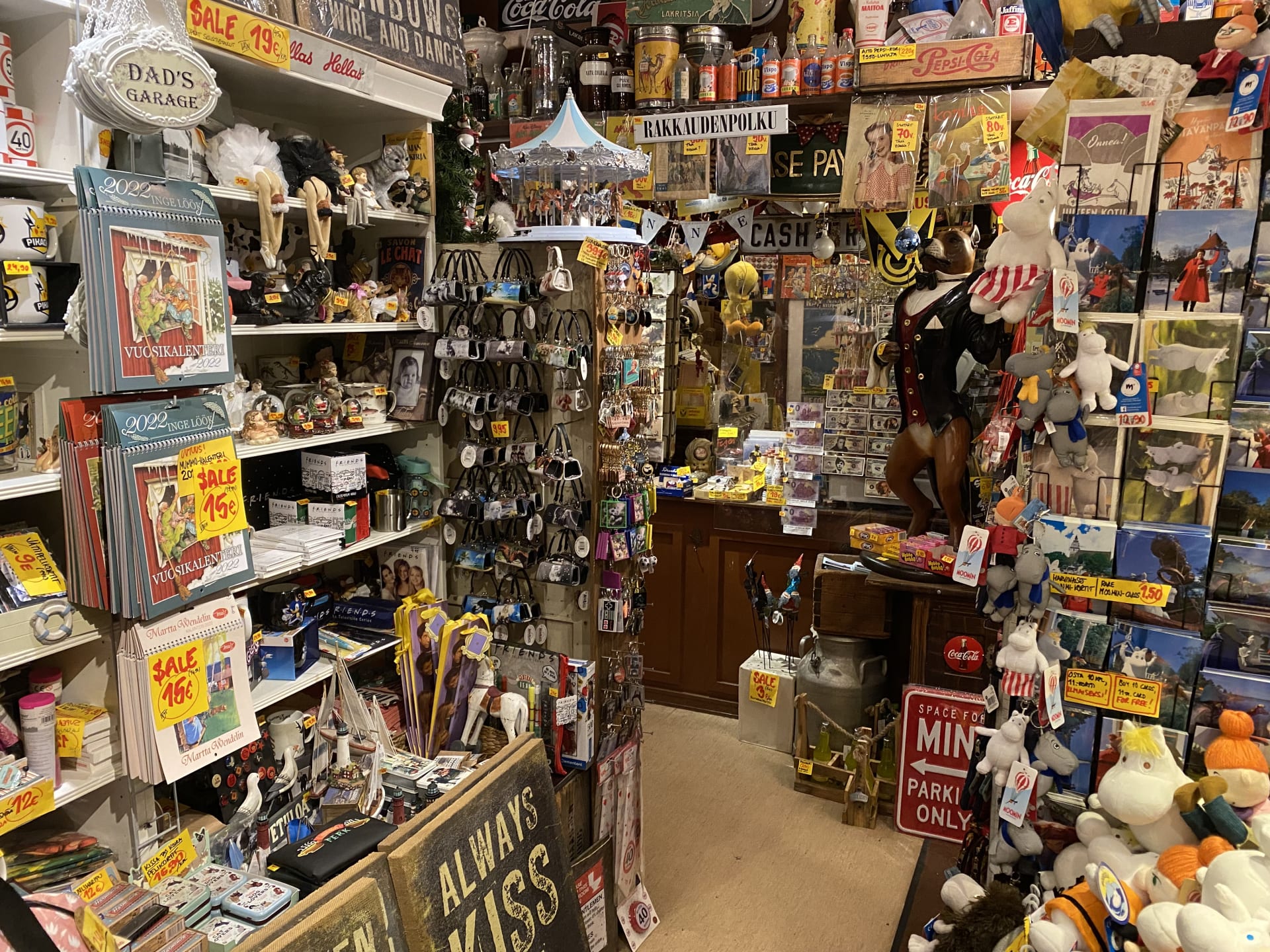 Inside of the shop Inside of the shop