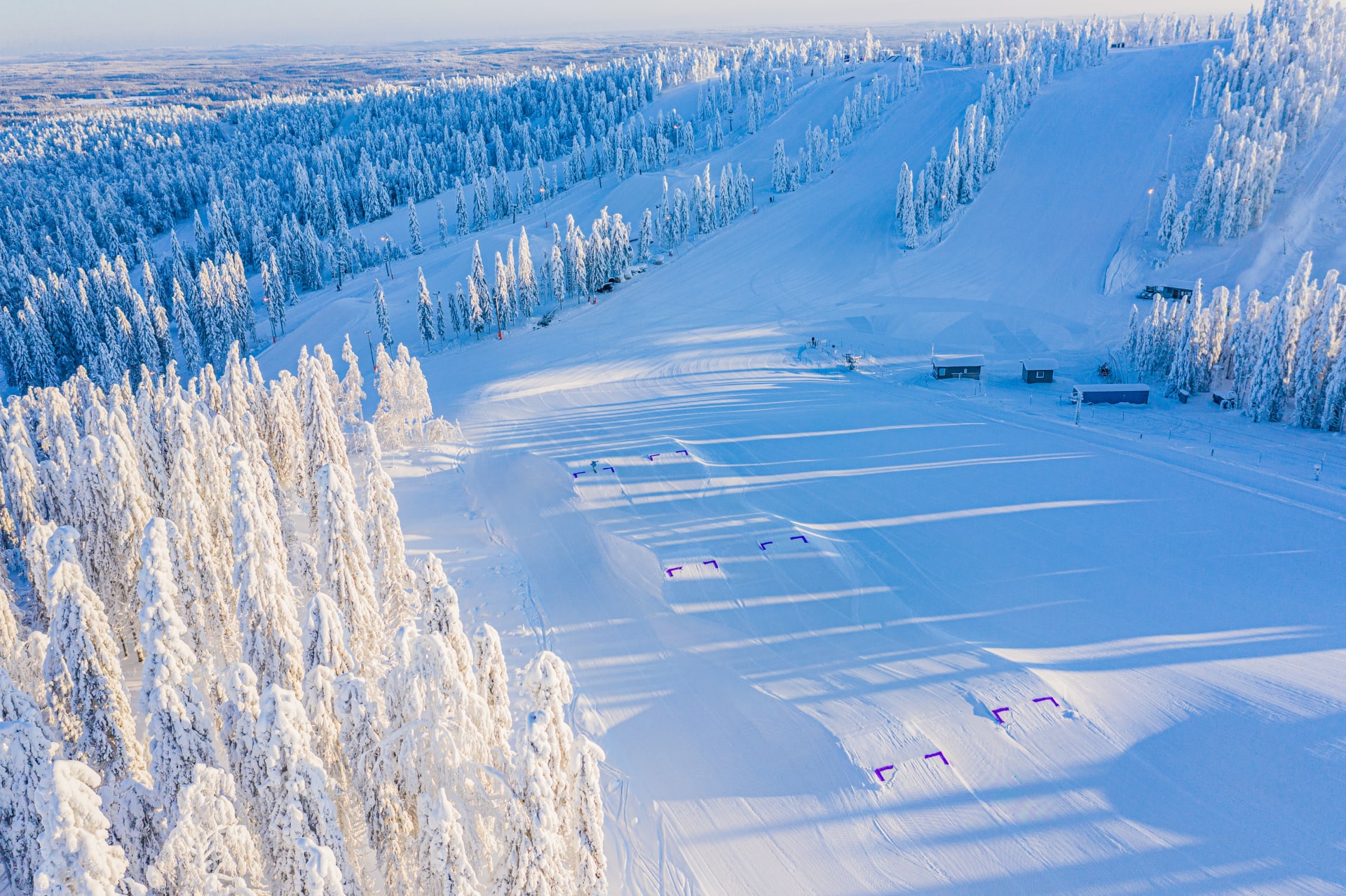 Aerial view Kid Slopestyle