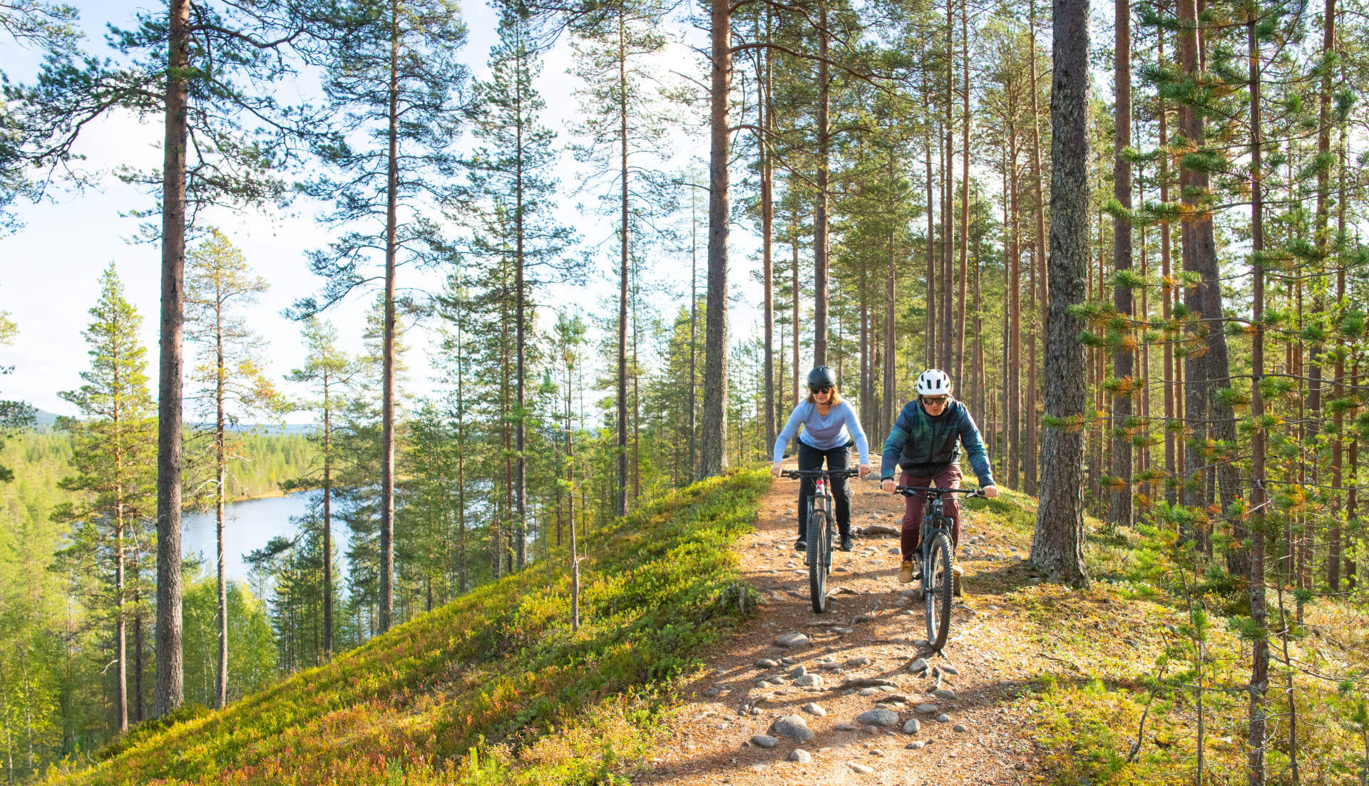 mountain biking in Syöte National Park