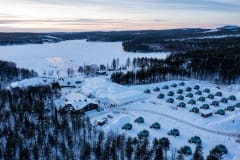 Aerial view of the resort