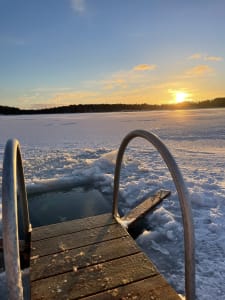 Talvella pääset myös avantoon!