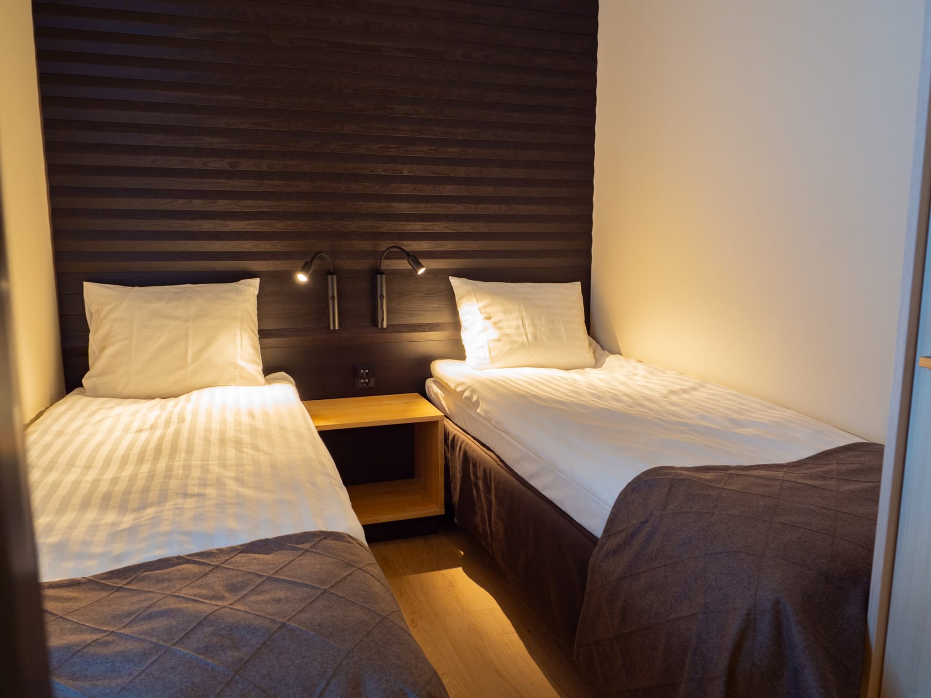 Aava Superior+ apartments have a separate bedroom with 2 twin beds