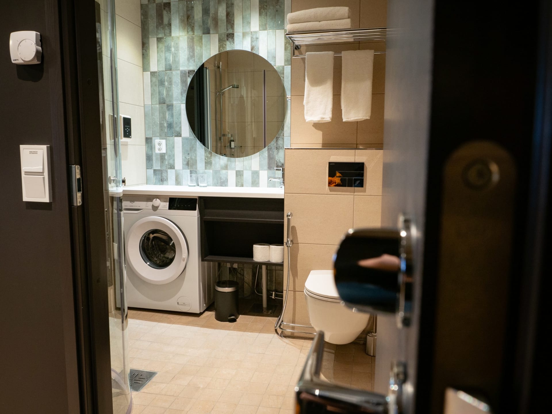 All Aalto apartments have bathroom with a washing machine