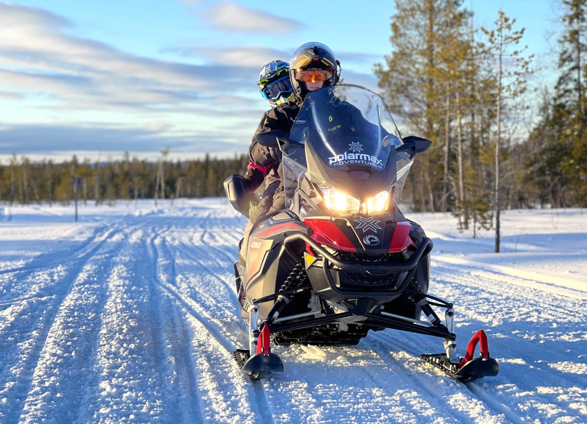 Snowmobiling Finland 3 hour Snowmobile Safari in Lapland Wilderness – Small Group ...