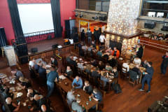 Ravintola Huipussa tilat ovat kahdessa kerroksessa.