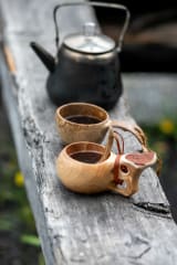 Kahvipannu ja kuksat