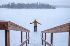 Lehtiniemi Guesthouse - Icy lake