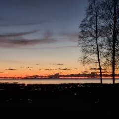 Sea Oulu Terwaluoto sunset autum