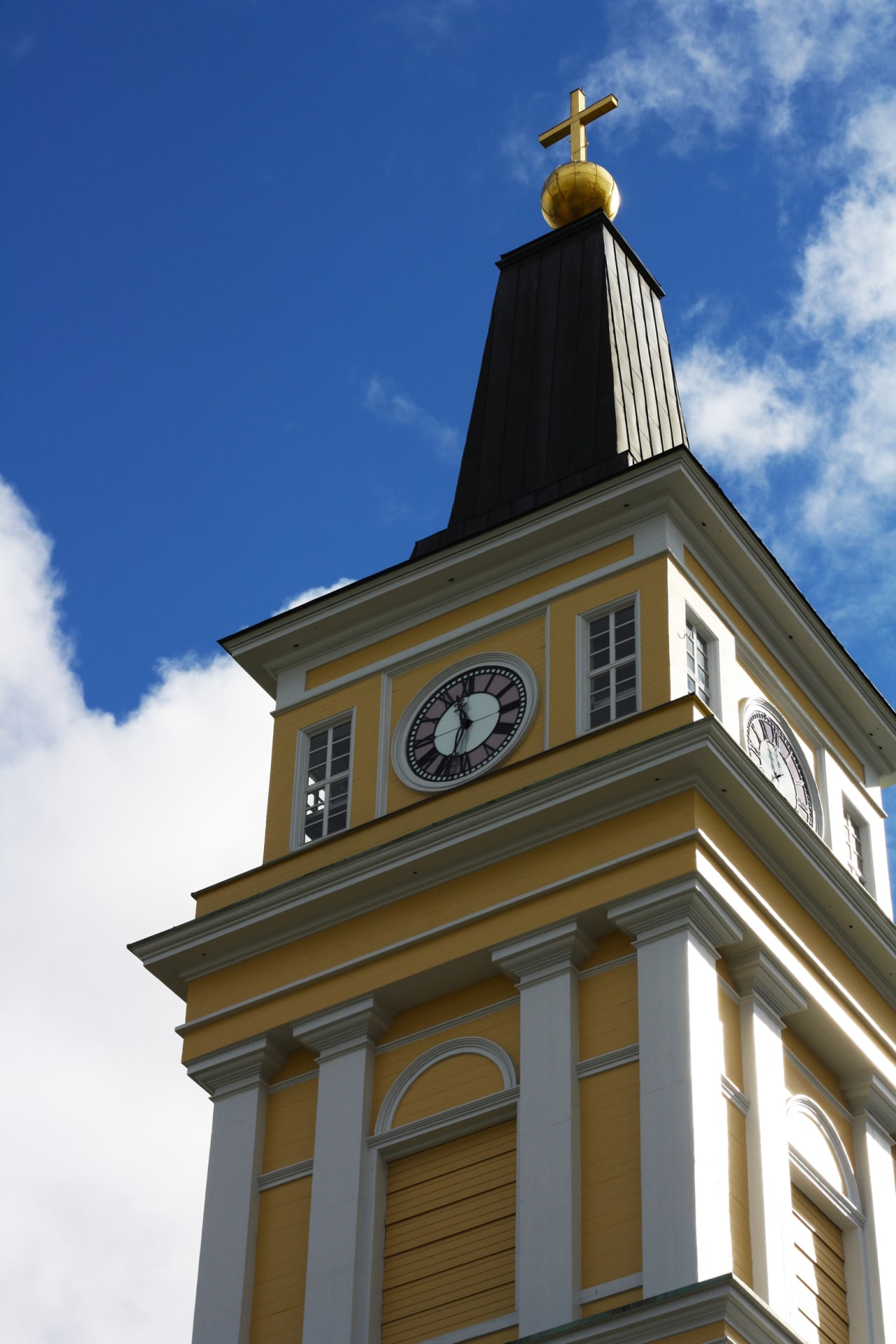 Oulu cathedral tower.