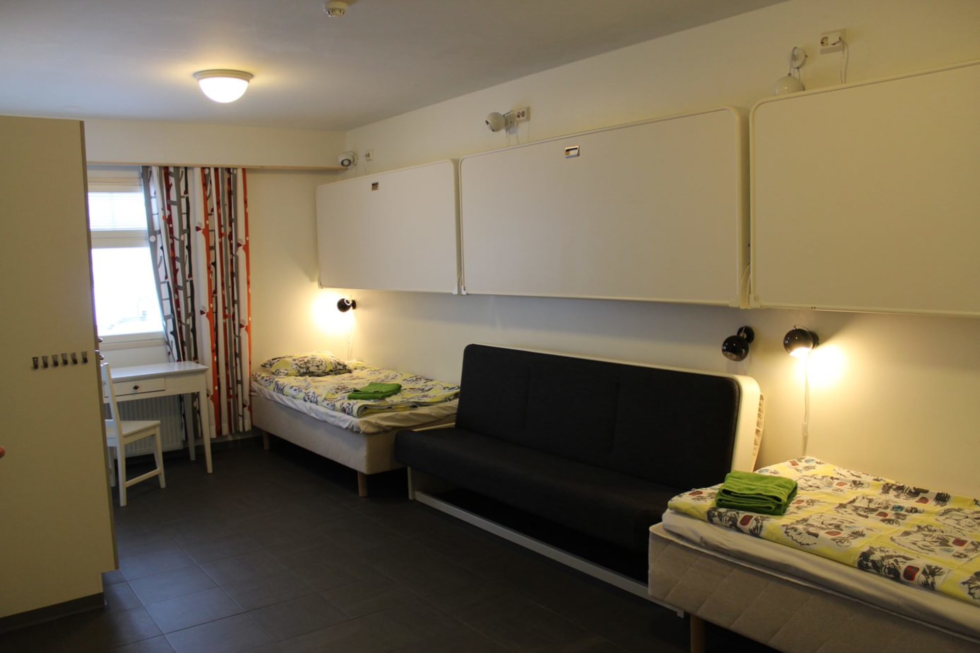 Room in the youth hotel