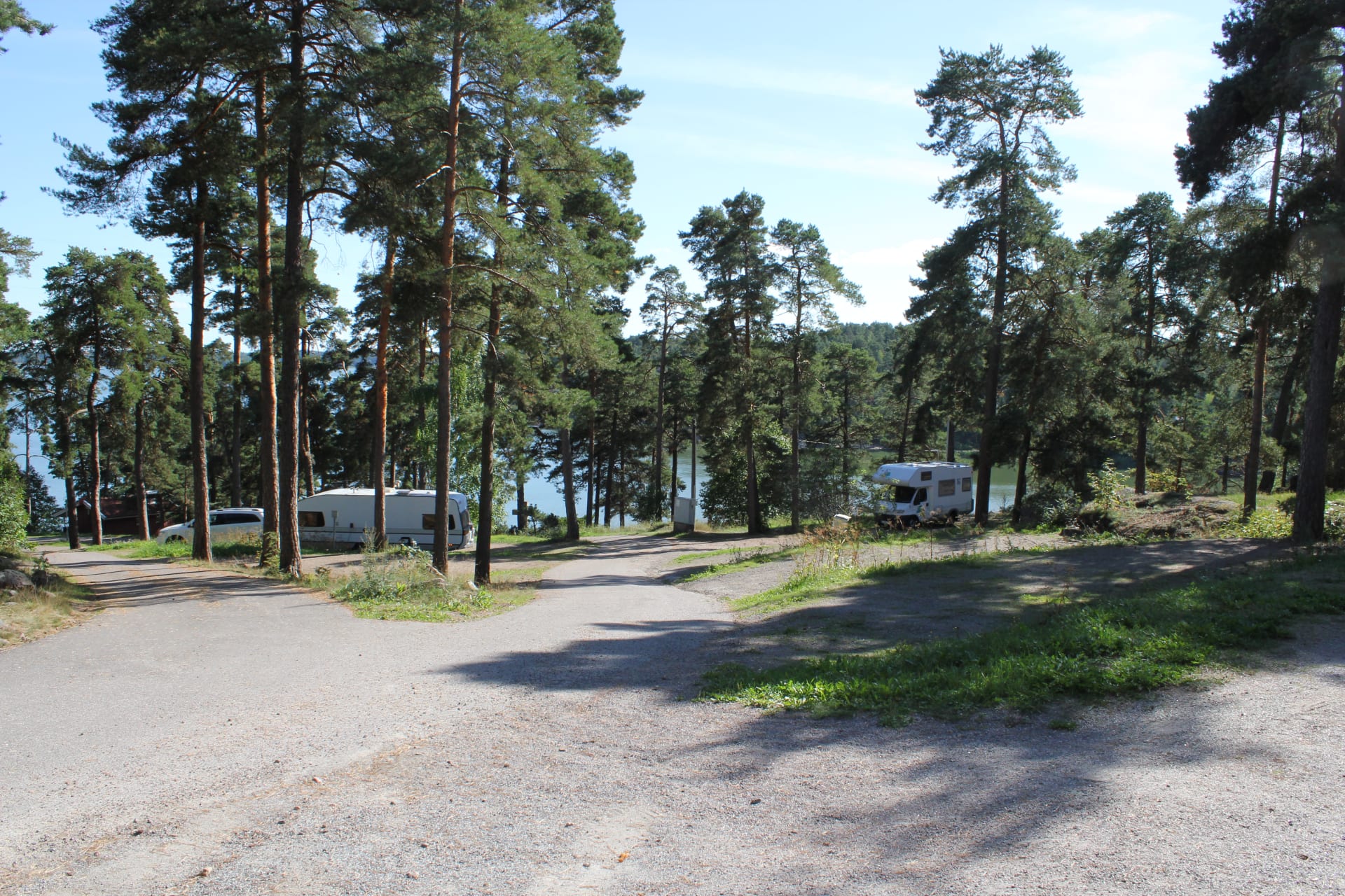 Caravan and tent places Caravan and tent places