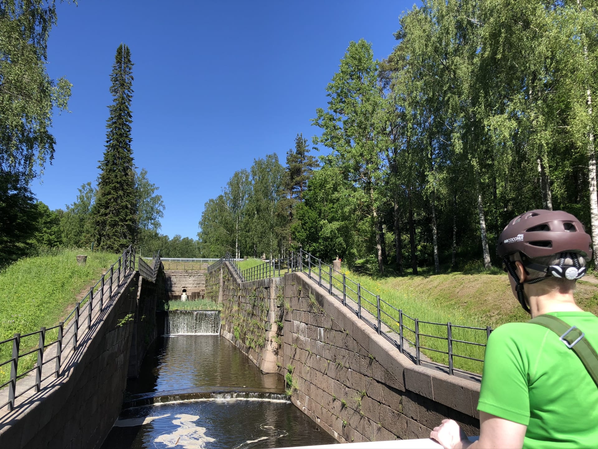 Museum lock at Saimaa Canal in Lappeenranta