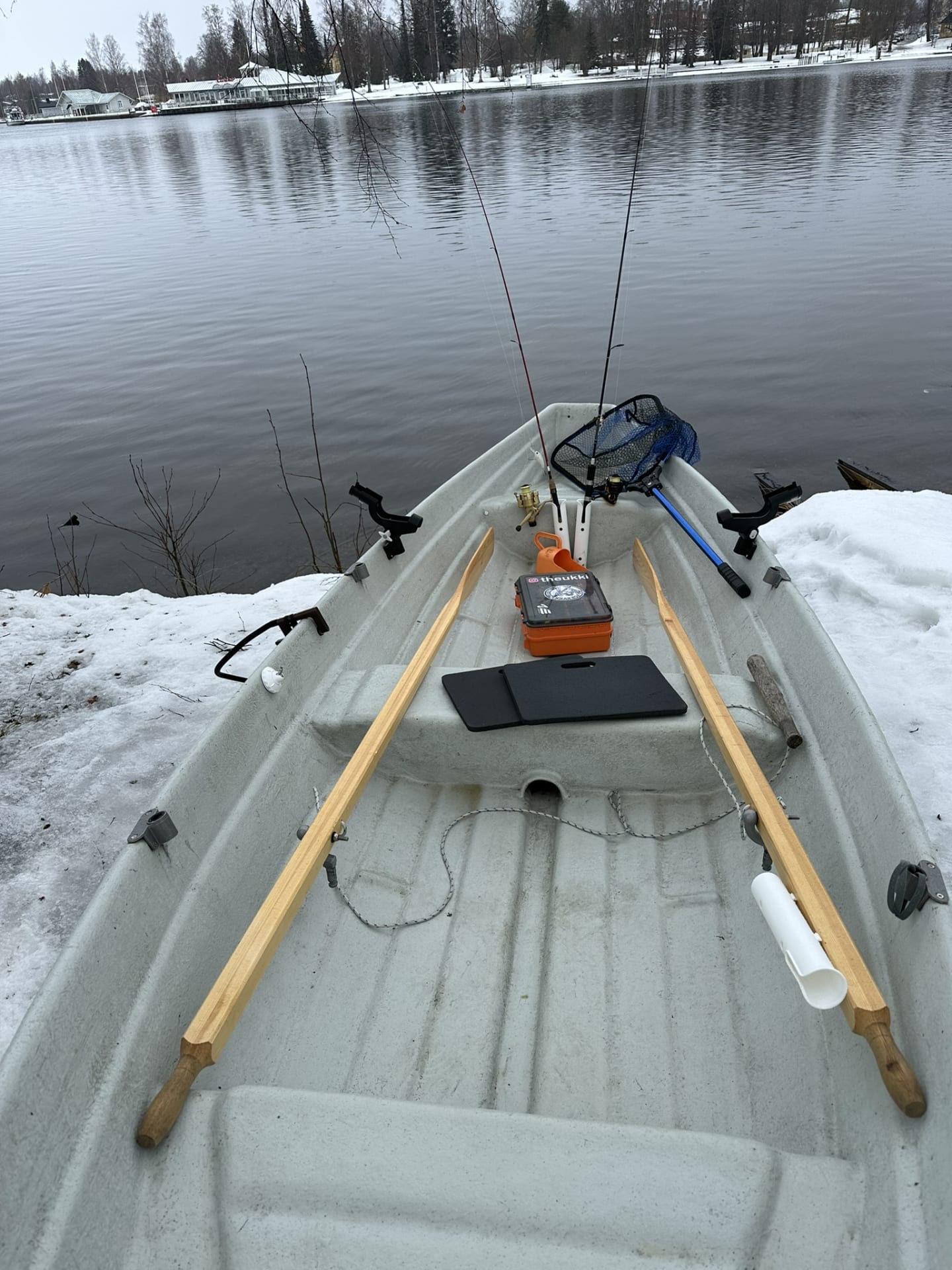 The boat is also actively used in winter