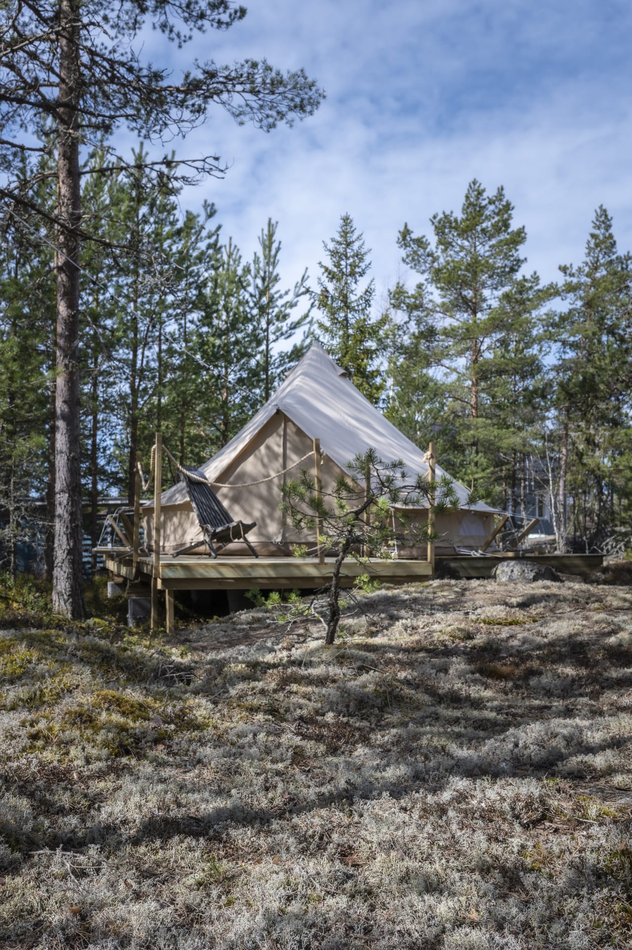 Hideaway in the island forest