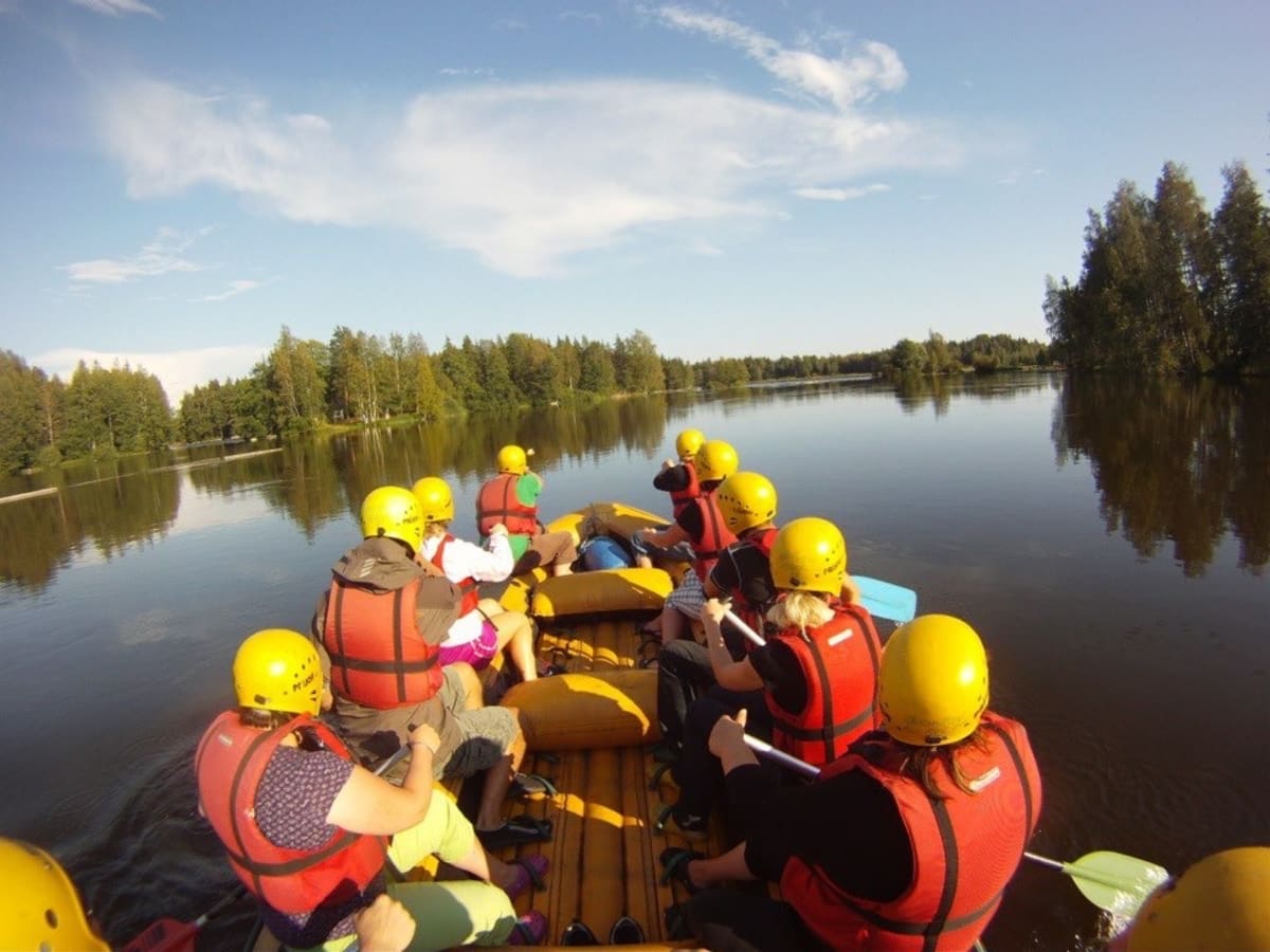 Rafting on the Kymijoki River
