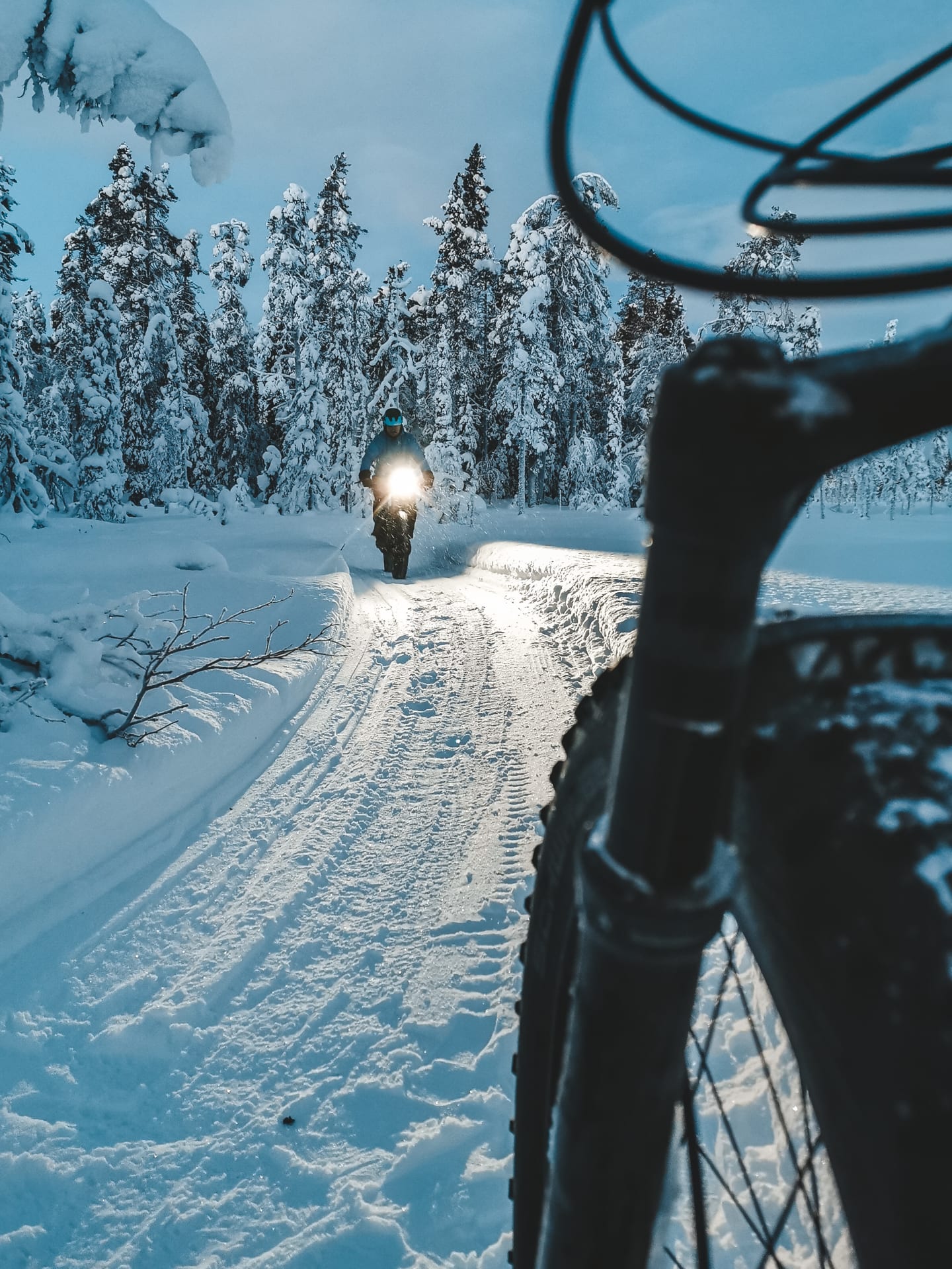 E-fatbike iltaretki Sisu Outdoor