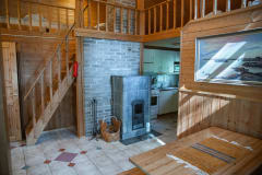 A duplex house from inside