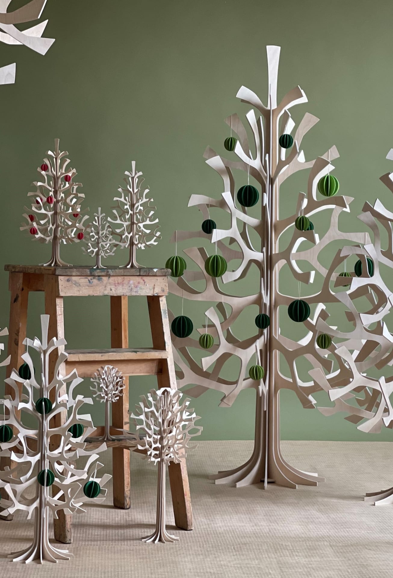 Trees of design company Lovi Oy.