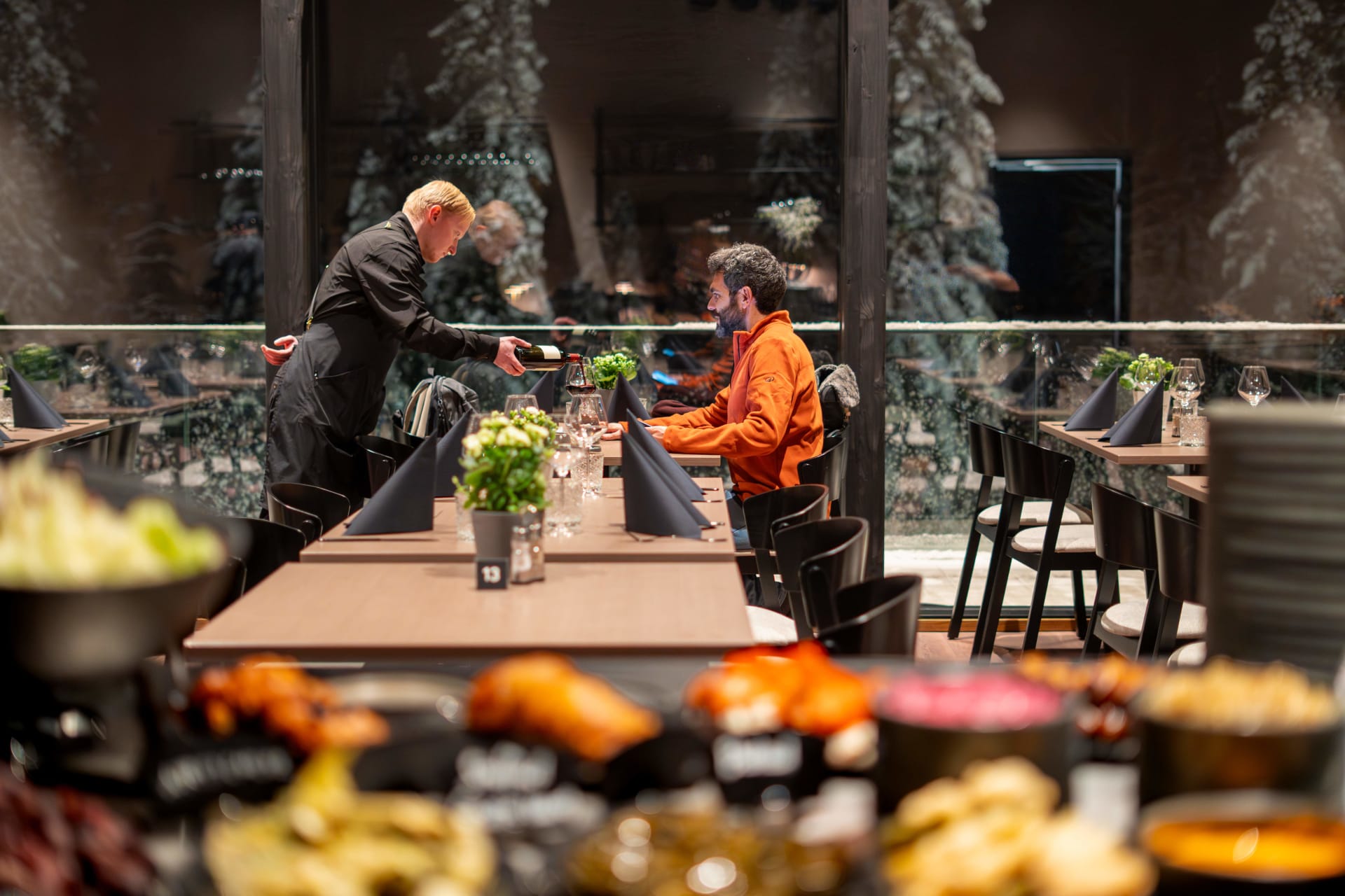 Polára Restaurant also welcomes guests visiting Rovaniemi who are llooking for something beyond the usual city restaurants.