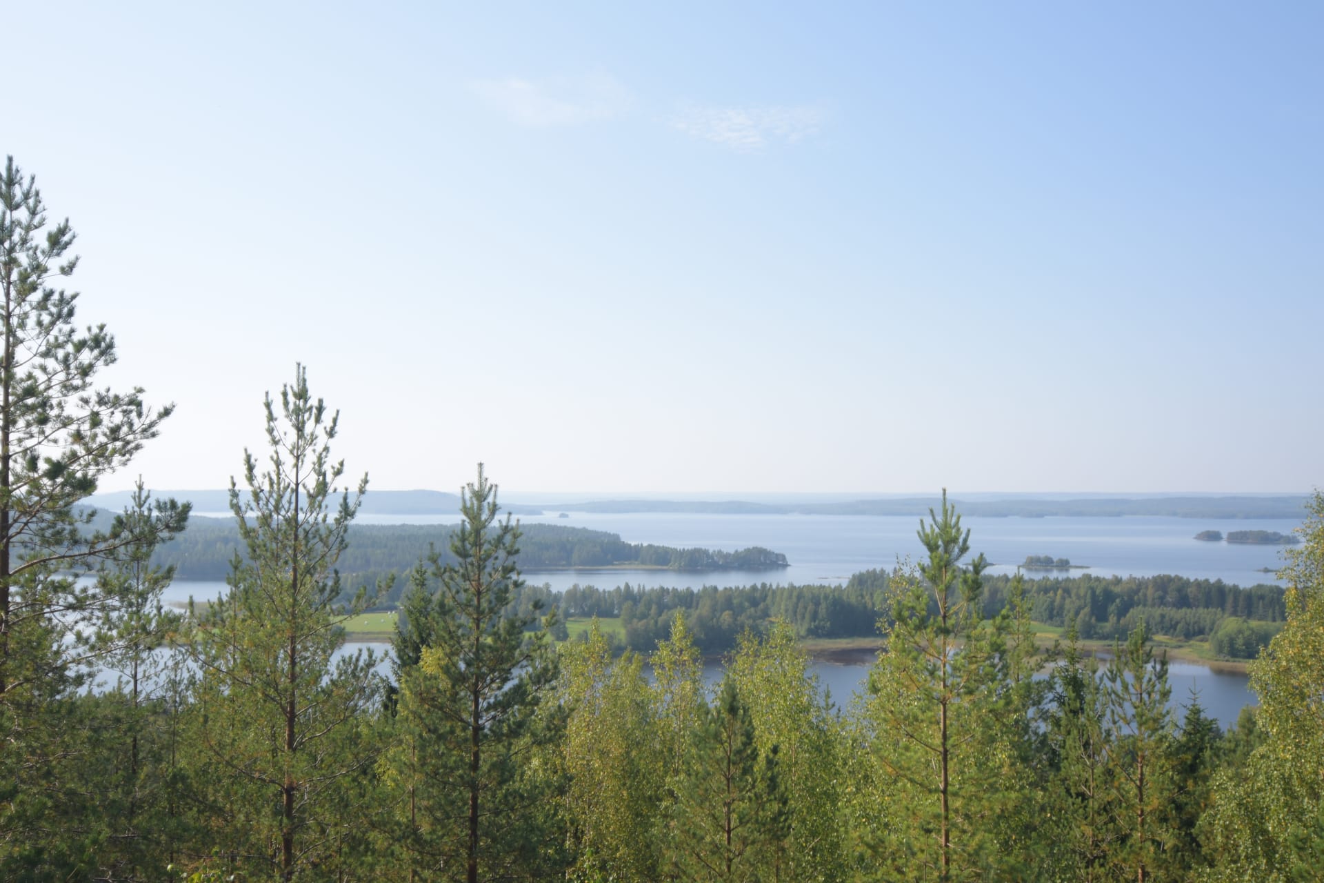 Landscapes from Toivontorni observation tower.